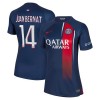 Original Fußballtrikot Paris Saint-Germain 2023-24 Juan Bernat 14 Heimtrikot Für Damen